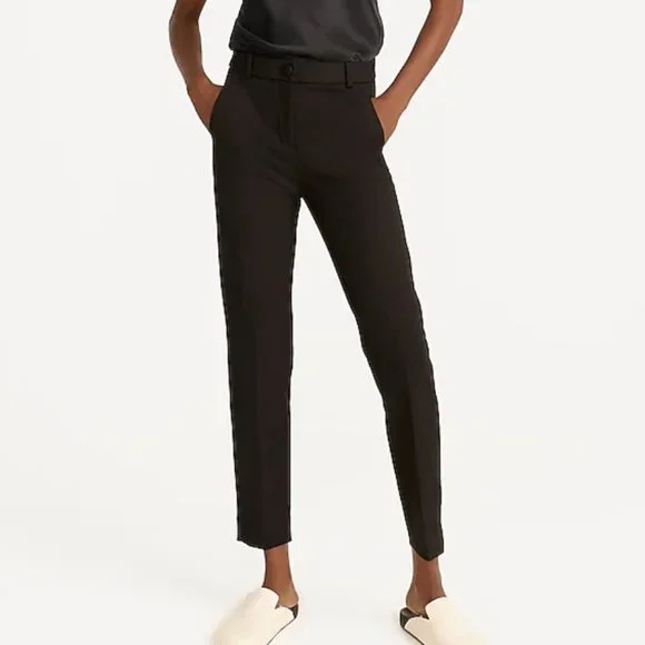 J. Crew Pants Jumpsuits Jcrew Highrise Cameron Pant In Fourseason Stretch In Black Poshmark